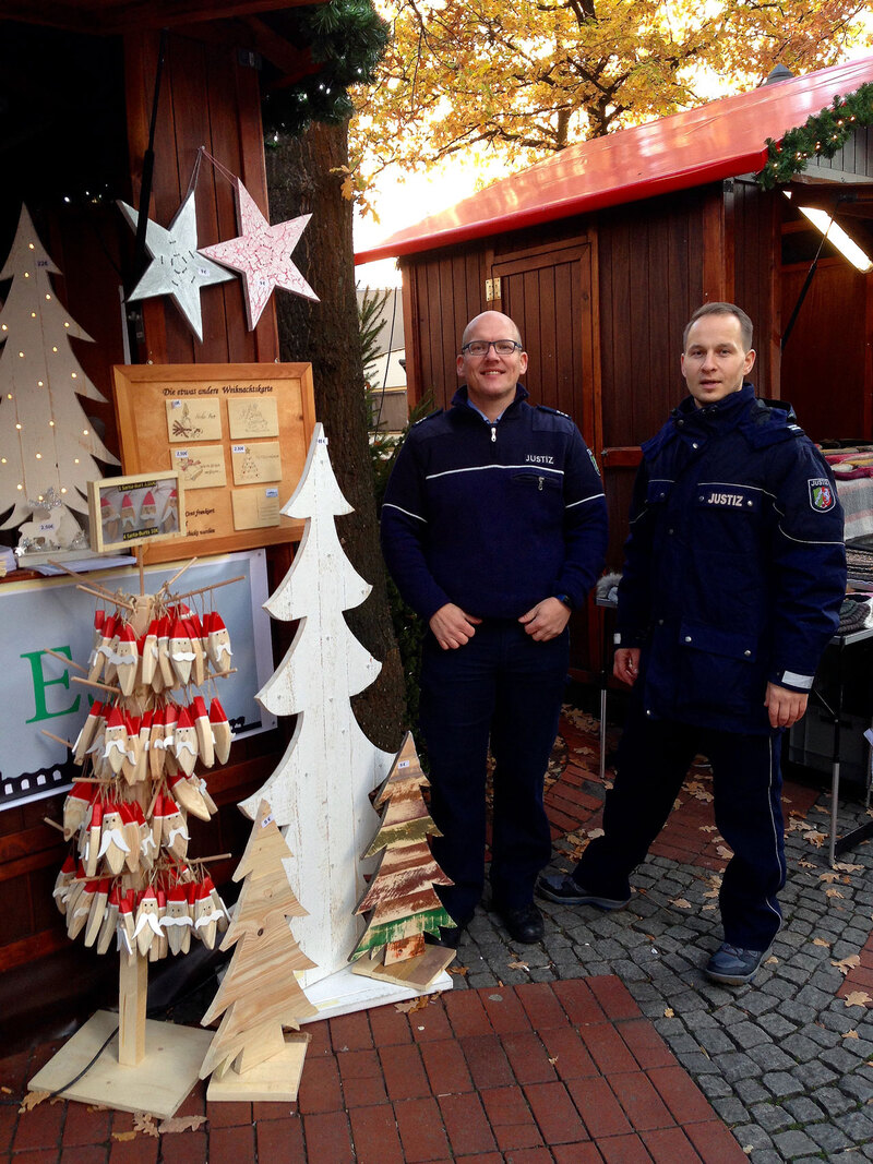 Impressionen vom Verkaufszelt der JVA Essen