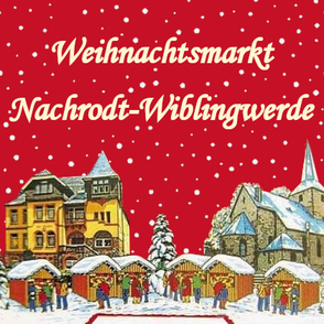 Collage mit Bildern vom Weihnachtsmarkt, Kirche und Rathaus Nachrodt-Wiblingwerde