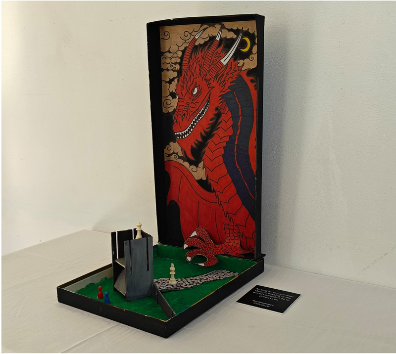 Kunstwerk aus der Ausstellung "Gesellschaftsspiel"
