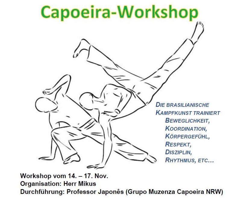 Werbung Capoeira Workshop