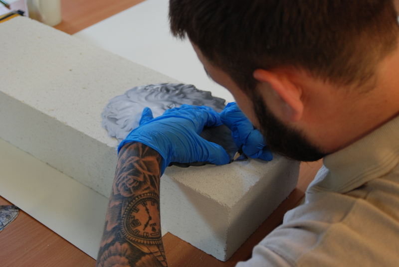 Projekt Stein-Skulpturen Bielefeld Brackwede