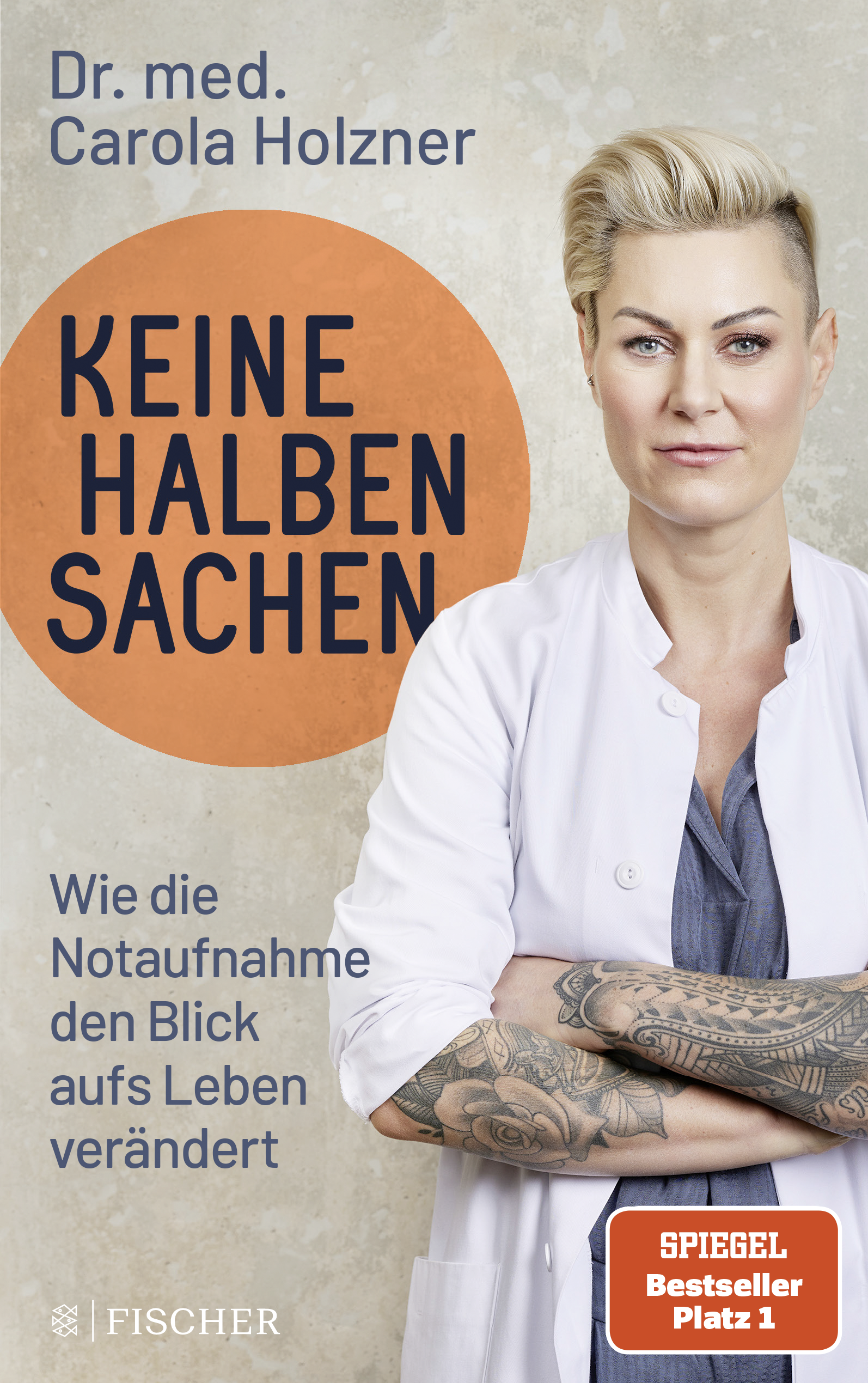 Buchcover "Keine halben Sachen" von Carola Holzner