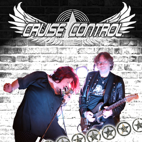 Plakat der Band mit Logo und Schriftzug "Live Music and more"