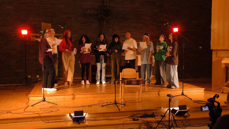 Der Chor Euphonic Tune Squad auf der Bühne