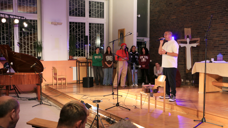 Der Chor Euphonic Tune Squad auf der Bühne