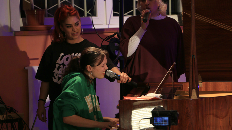 Der Chor Euphonic Tune Squad auf der Bühne