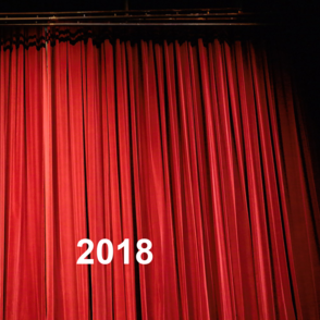 Theatervorhang Jahreszahl 2018