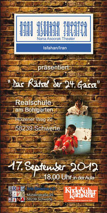 Plakat zum Theaterst&uuml;ck