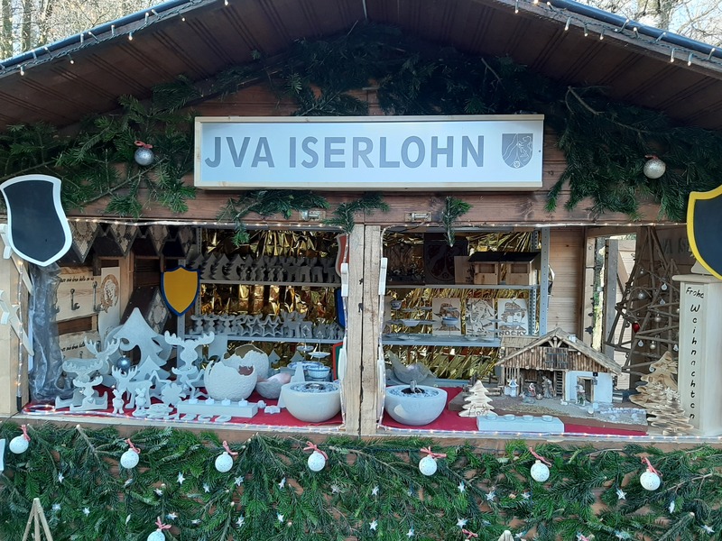 Weihnachtsmarkt Barendorf JVA Iserlohn Stand