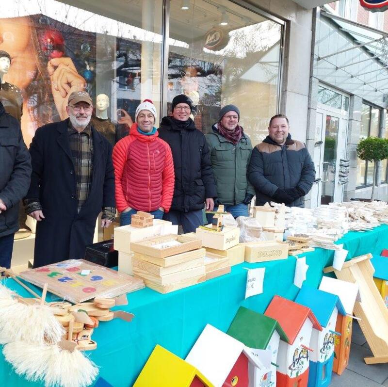 Stand der JVA Geldern auf dem Marktplatz Geldern