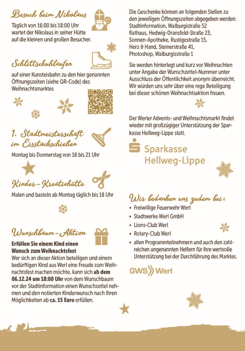 Programm Weihnachtsmarkt Werl Seite 4